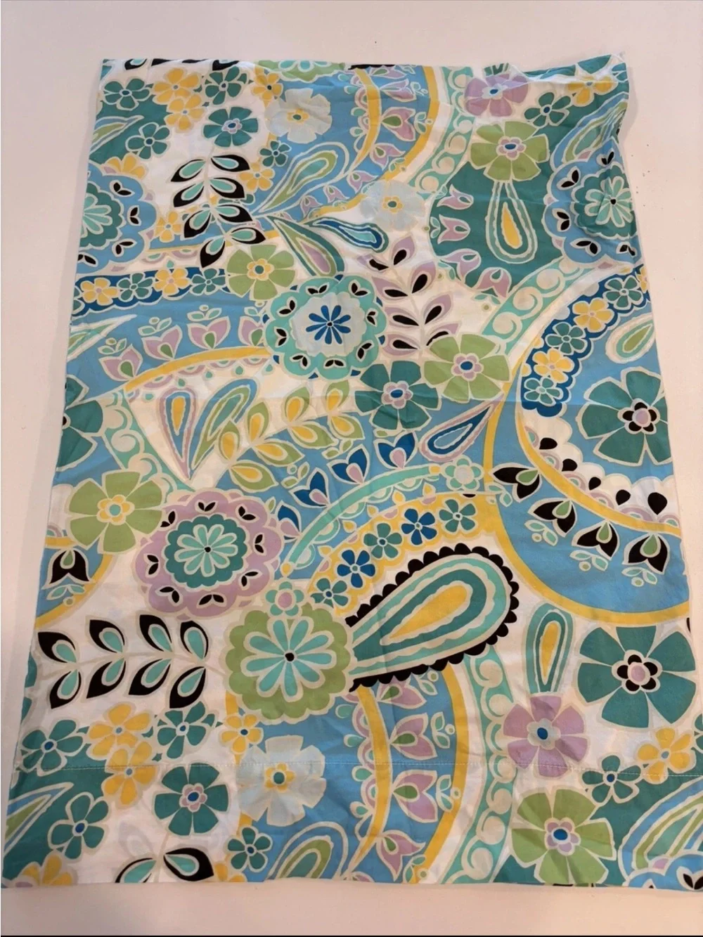 Pottery Barn Teen Paisley Pop Pillowcases set of 2 NEW